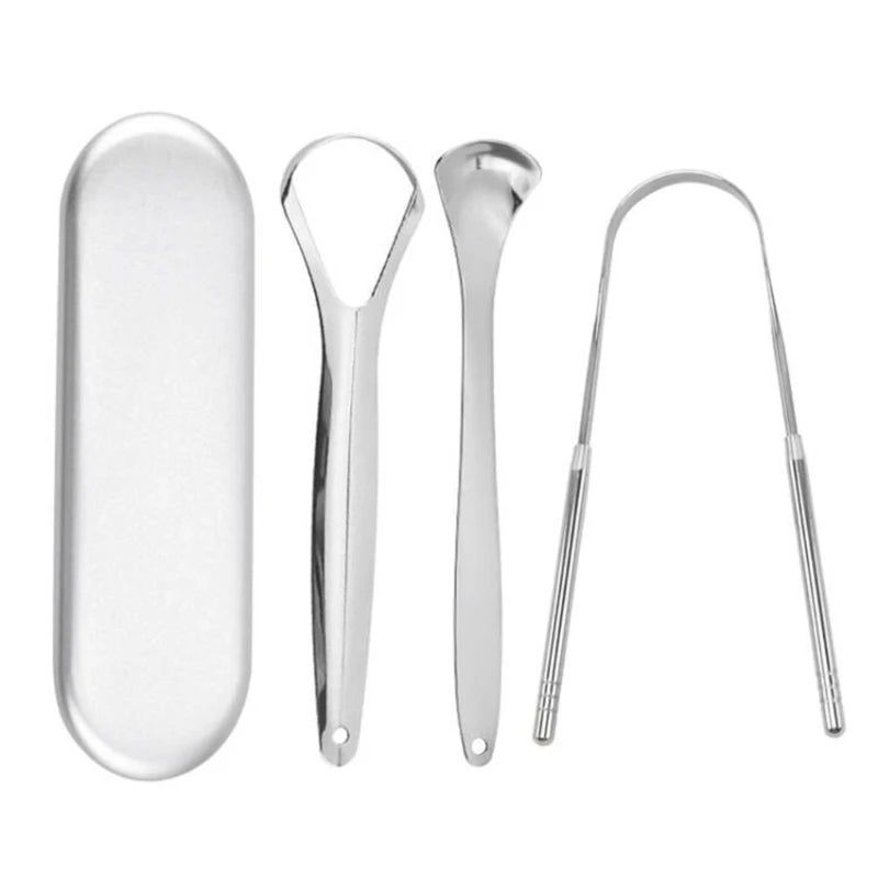 Tongue Scraper Cleaner for Adult Kid,Tongue Brush for Fresh-Breath Dental Eliminate Bad Breath in Seconds Oral Care Tool