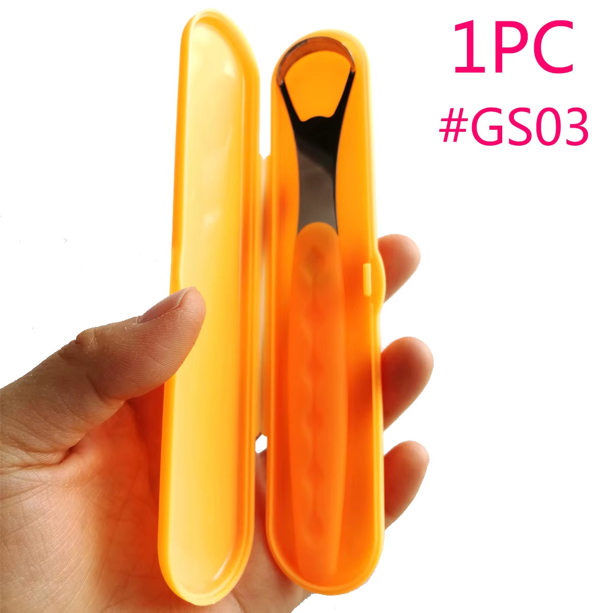 Tongue Scraper Cleaner Adult Surgical Grade Eliminate Bad Breath Stainless Steel Metal Tongue Scarper Brush Dental Scrapper Tool