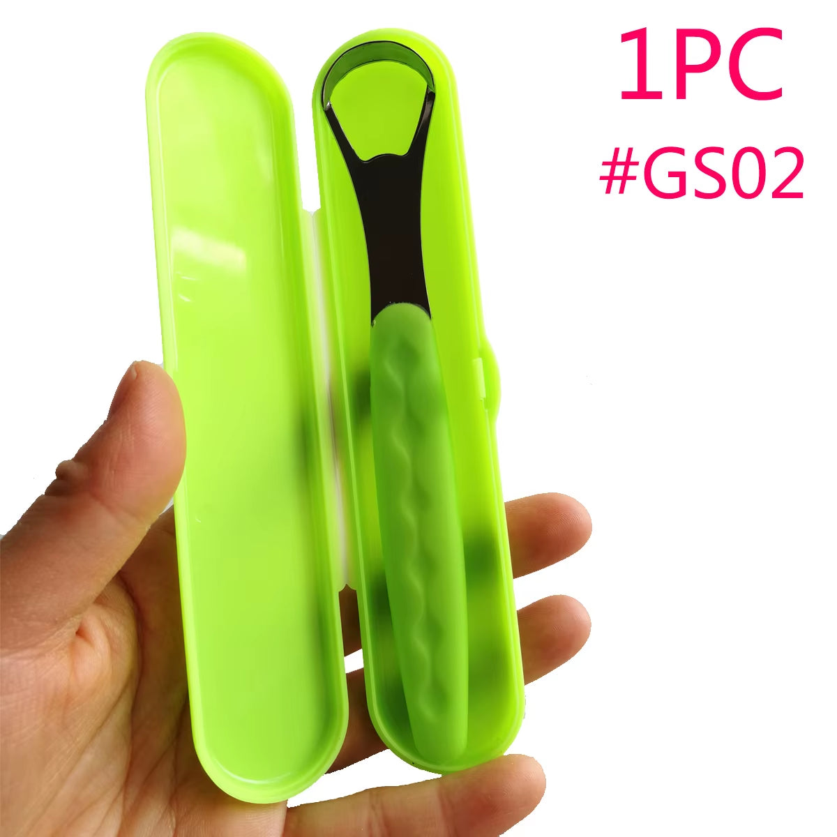 Tongue Scraper Cleaner Adult Surgical Grade Eliminate Bad Breath Stainless Steel Metal Tongue Scarper Brush Dental Scrapper Tool