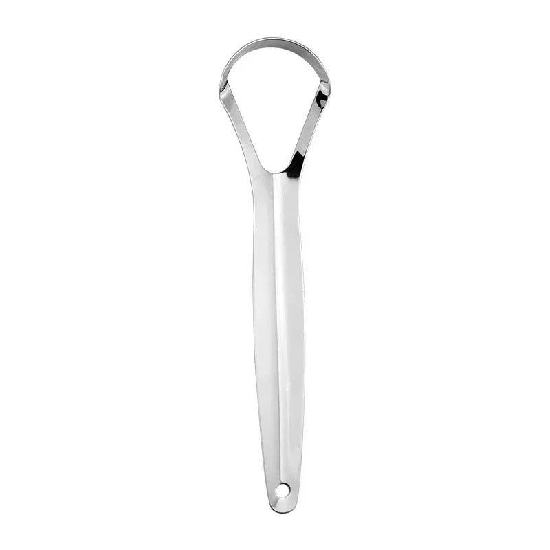 Halitosis Tongue Coating Tongue Cleaner Scraper Stainless Steel Remover Tongue Coated Brush Scraping Tongue Oral Hygiene Tools