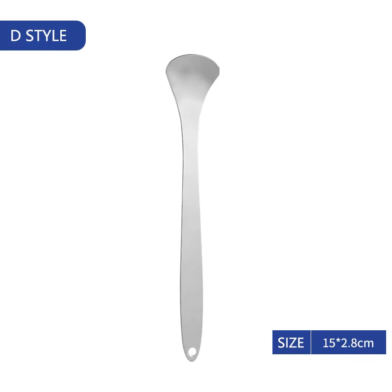 Stainless Steel Tongue Scraper Cleaner Travel Handy Case Fresh Breath Cleaning Coated Oral Hygiene Scrapper Cleaning Tools