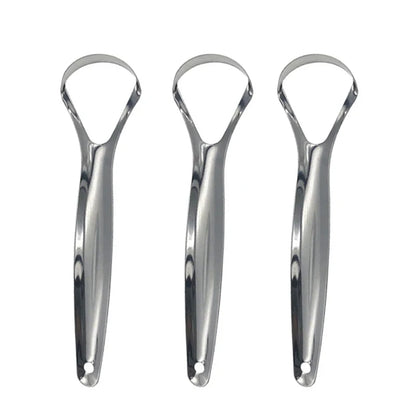 Halitosis Tongue Coating Tongue Cleaner Scraper Stainless Steel Remover Tongue Coated Brush Scraping Tongue Oral Hygiene Tools