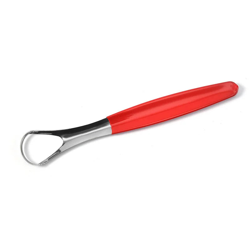 1Pc Stainless Steel Tongue Scraper Cleaner for Oral Hygiene Tounge Scrapper Brush Remove Halitosis Tongue Coating Oral Care