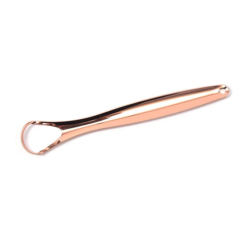 1Pc Stainless Steel Tongue Scraper Cleaner for Oral Hygiene Tounge Scrapper Brush Remove Halitosis Tongue Coating Oral Care