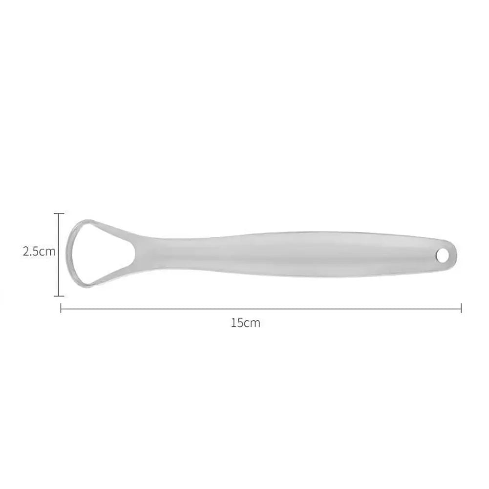 2/1PC Tongue Scarper Tongue Cleaner Stainless Steel Tongue Scrapper Brush Washable Tongue Scraper for Oral Hygiene Cleaning Tool